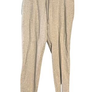 Victoria Sport Pants Grey Lg Mesh Sides With Pockets Athleisure workout womens